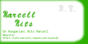 marcell nits business card